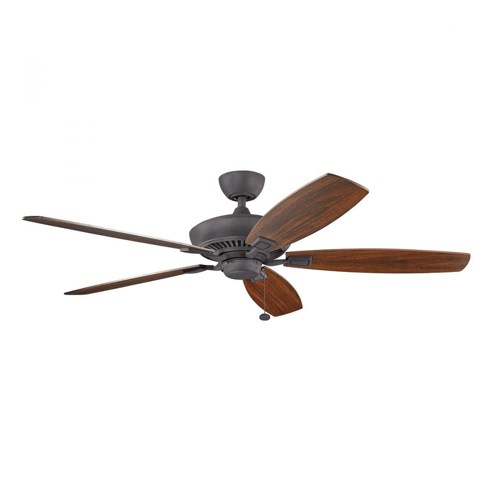 Canfield™ XL 60" Fan Distressed Black