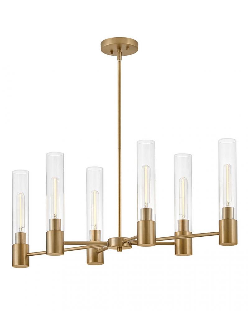 Small Linear Chandelier