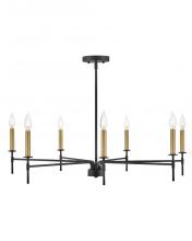 Lark 83077BK - Large Single Tier Chandelier