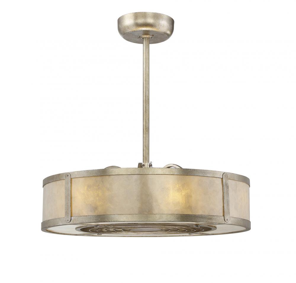 Vireo 6-Light Fan D'Lier in Silver Dust