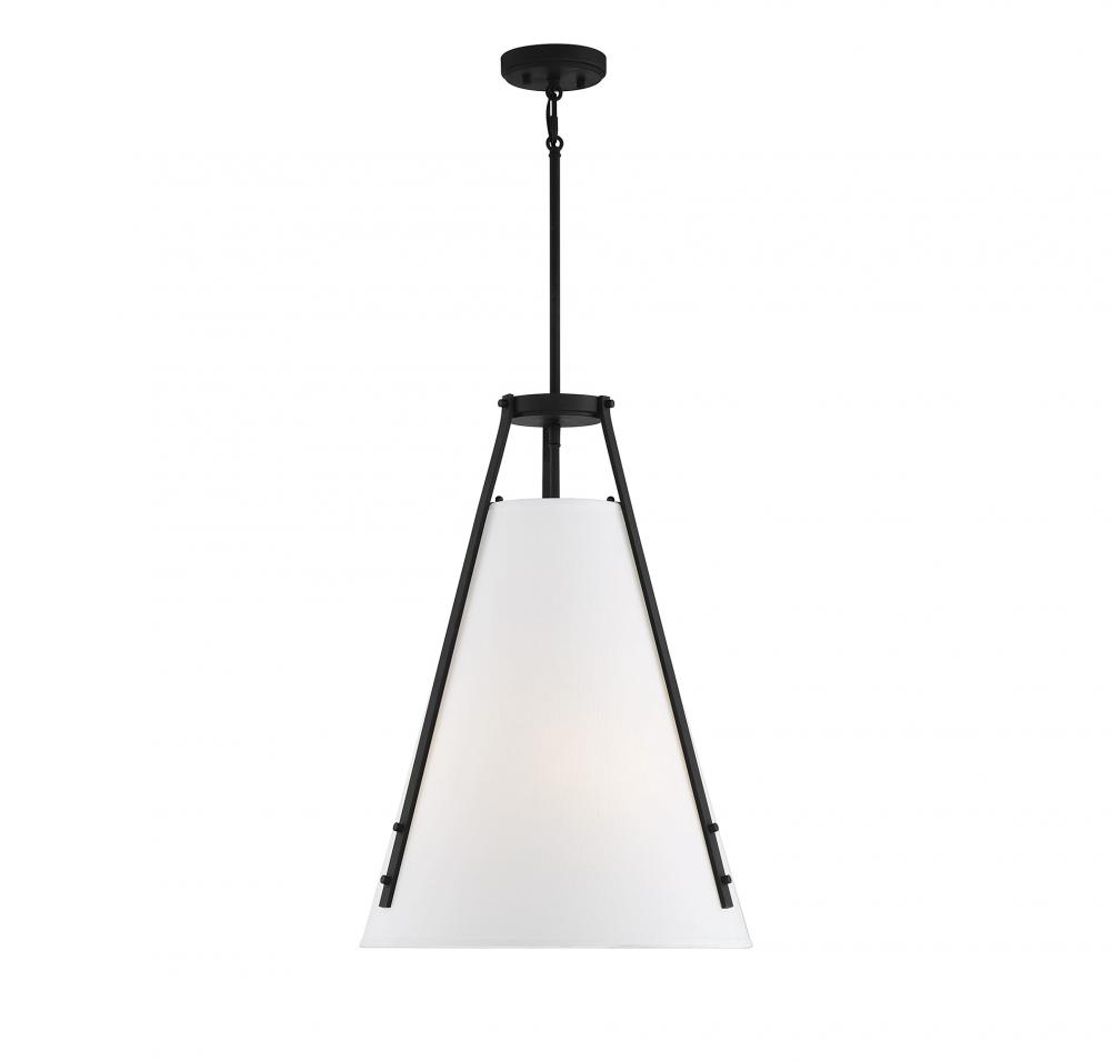 Newport 4 LT Pendant in  Matte Black