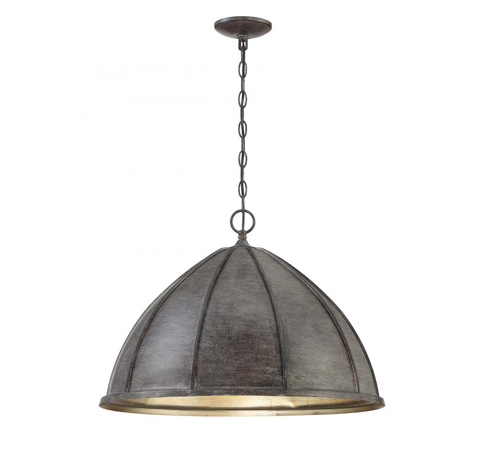 Laramie 3 LT Pendant in Chelsea Walnut