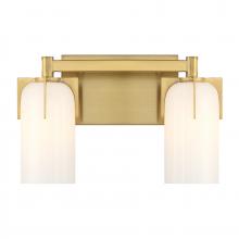 Savoy House 8-4128-2-322 - Caldwell 2-Light Bathroom Vanity Light in Warm Brass