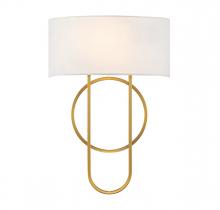 Savoy House 9-4800-2-322 - Tempe 2-Light Wall Sconce in Warm Brass