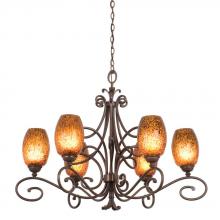 Kalco 5534AC/NS21 - Amelie 6 Light Chandelier