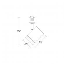 WAC US J-7012-CS-BK - Ocularc 7012 - 5CCT Track Luminaire