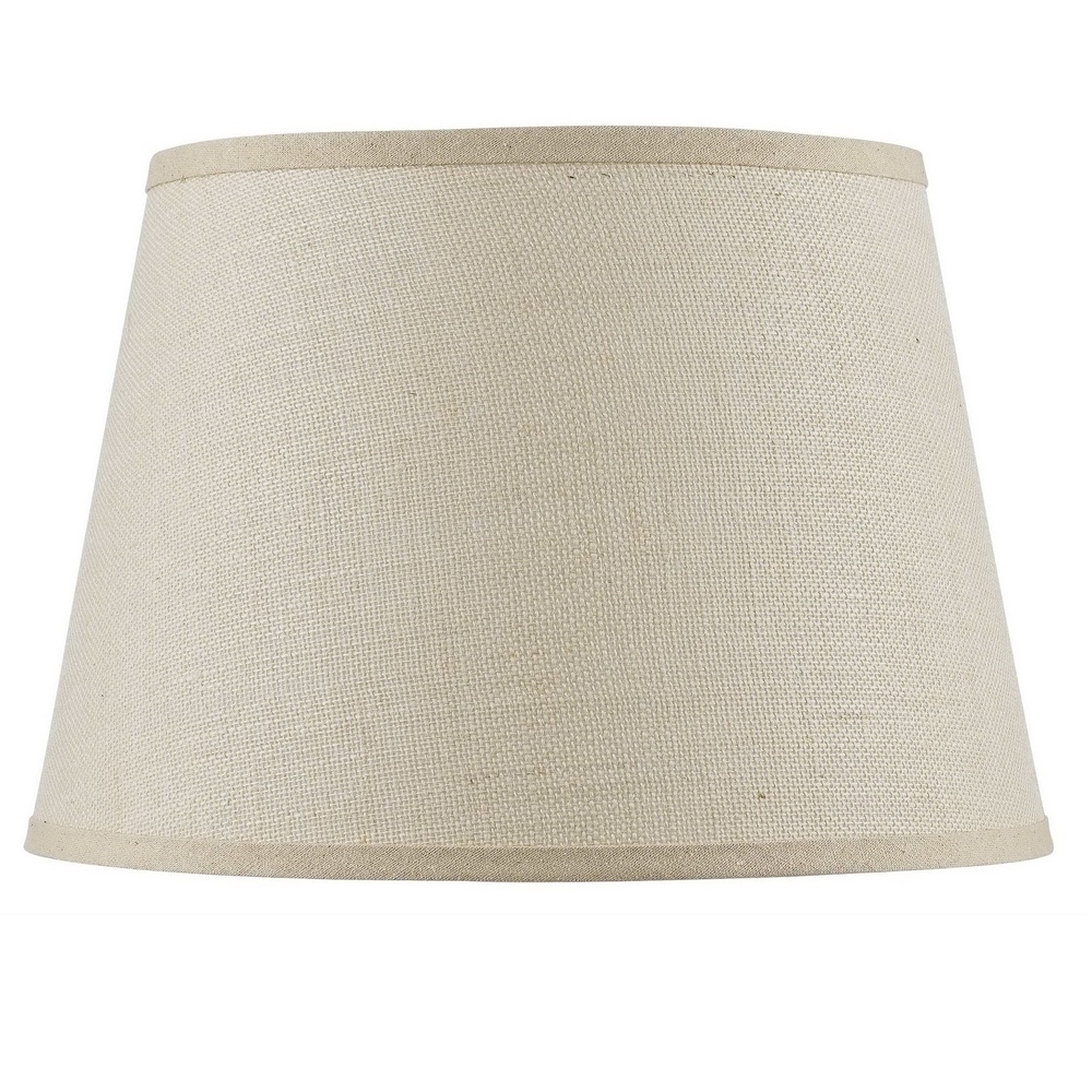 13" Height Burlap Shade in Light Tan