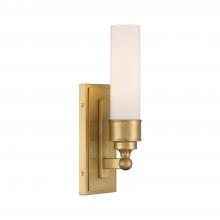 Crystorama WLX-301-AG - Wilcox 1 Light LED Aged Brass Sconce