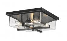 Z-Lite 592F-BK - 4 Light Outdoor Flush Mount