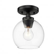 Golden 4855-FM BLK-CLR - Flush Mount