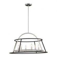 Eurofase 39424-013 - Campana, 6LT Chandelier, Nic