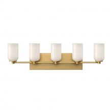 Kuzco Lighting Inc VL57732-BG/GO - Nola 31-in Brushed Gold/Glossy Opal Glass Socket Vanity Light