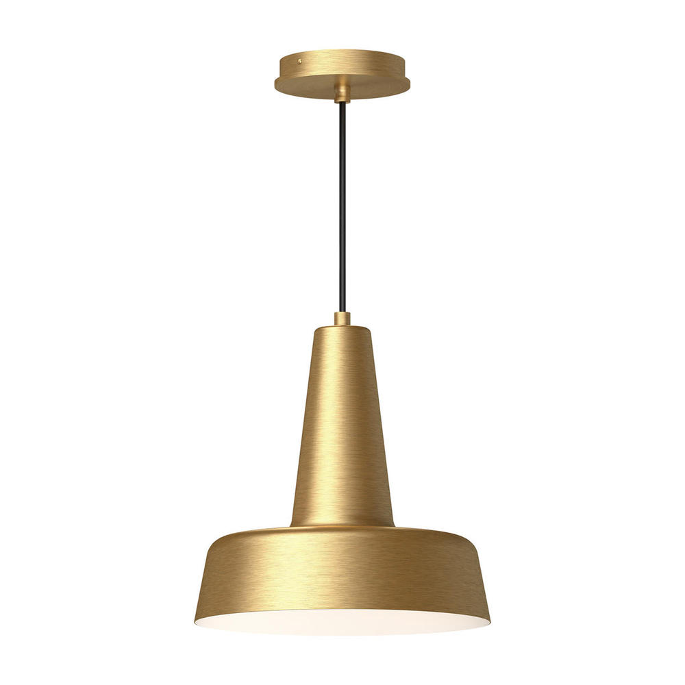 Juliana 11-in Brushed Gold 1 Light Pendant