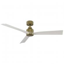 WAC Smart Fan Collection F-003-SB/MW - Clean Soft Brass/Matte White