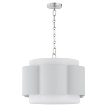 Quorum 8229-4-3114 - BELINDER 4 LIGHT PENDANT - BRITTANY BLUE/CHROME