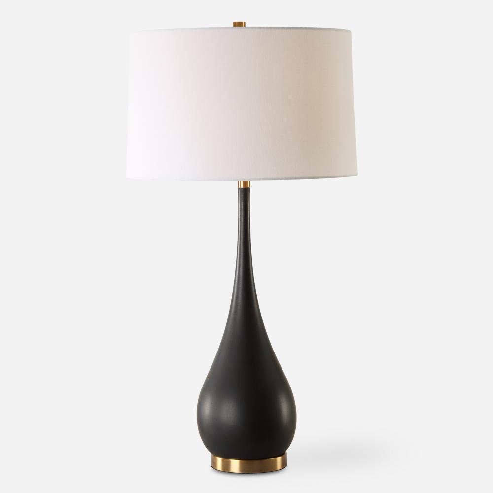 Uttermost Nocturnal Black Table Lamp