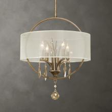 Uttermost 21962 - Uttermost Alenya 4 Light Fabric Drum Pendant