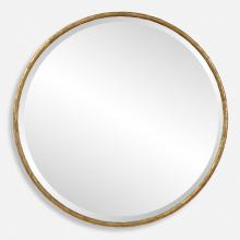 Uttermost 09989 - Uttermost Sutton Aged Gold Round Mirror