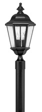 Hinkley 1671BK - Large Post Top or Pier Mount Lantern